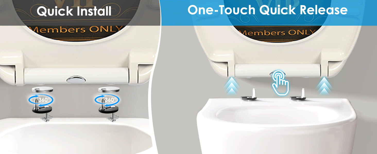 Eine Person reinigt einen WC-Sitz mit einem weichen Tuch und mildem Reiniger