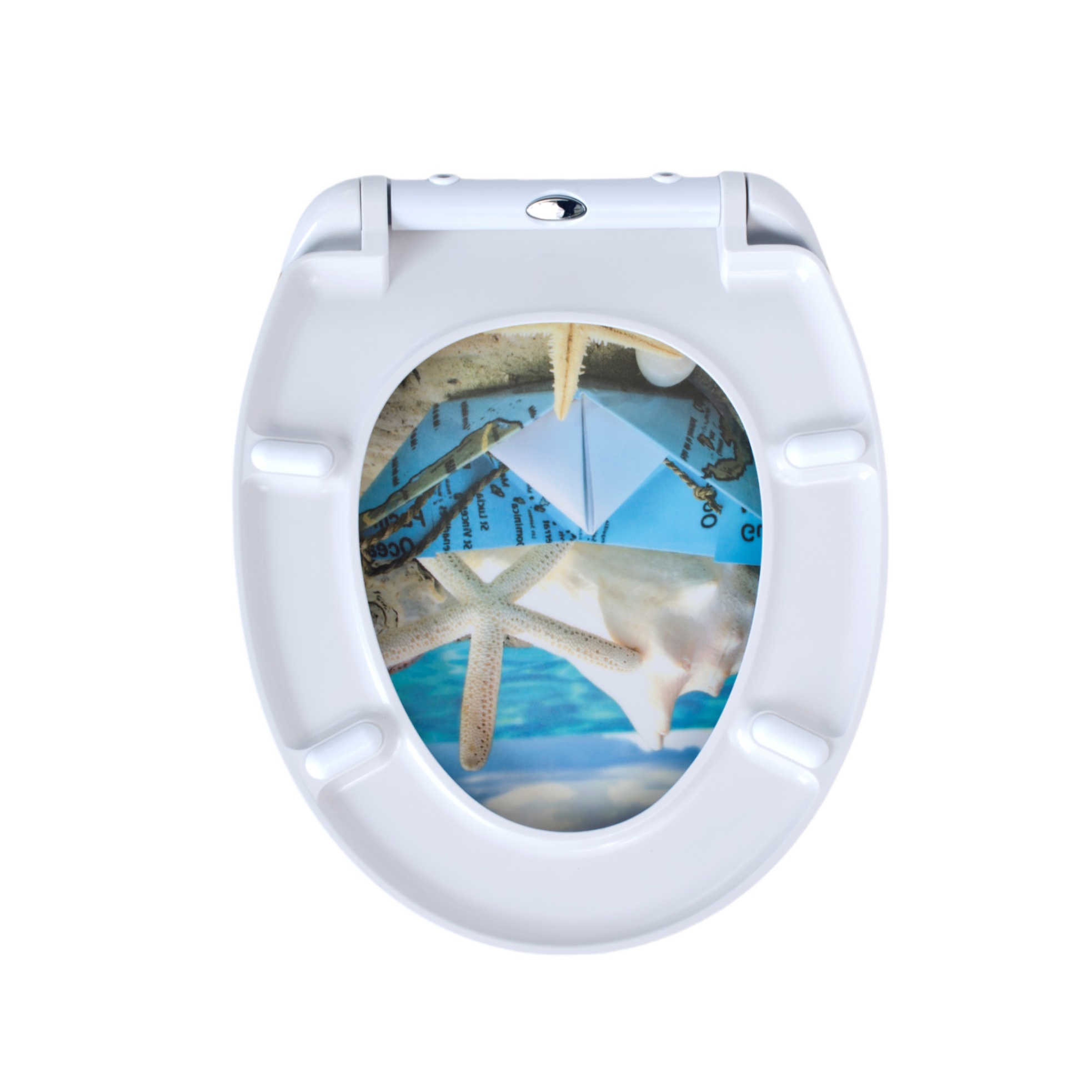 WC-Sitz mit Absenkautomatik wird installiert