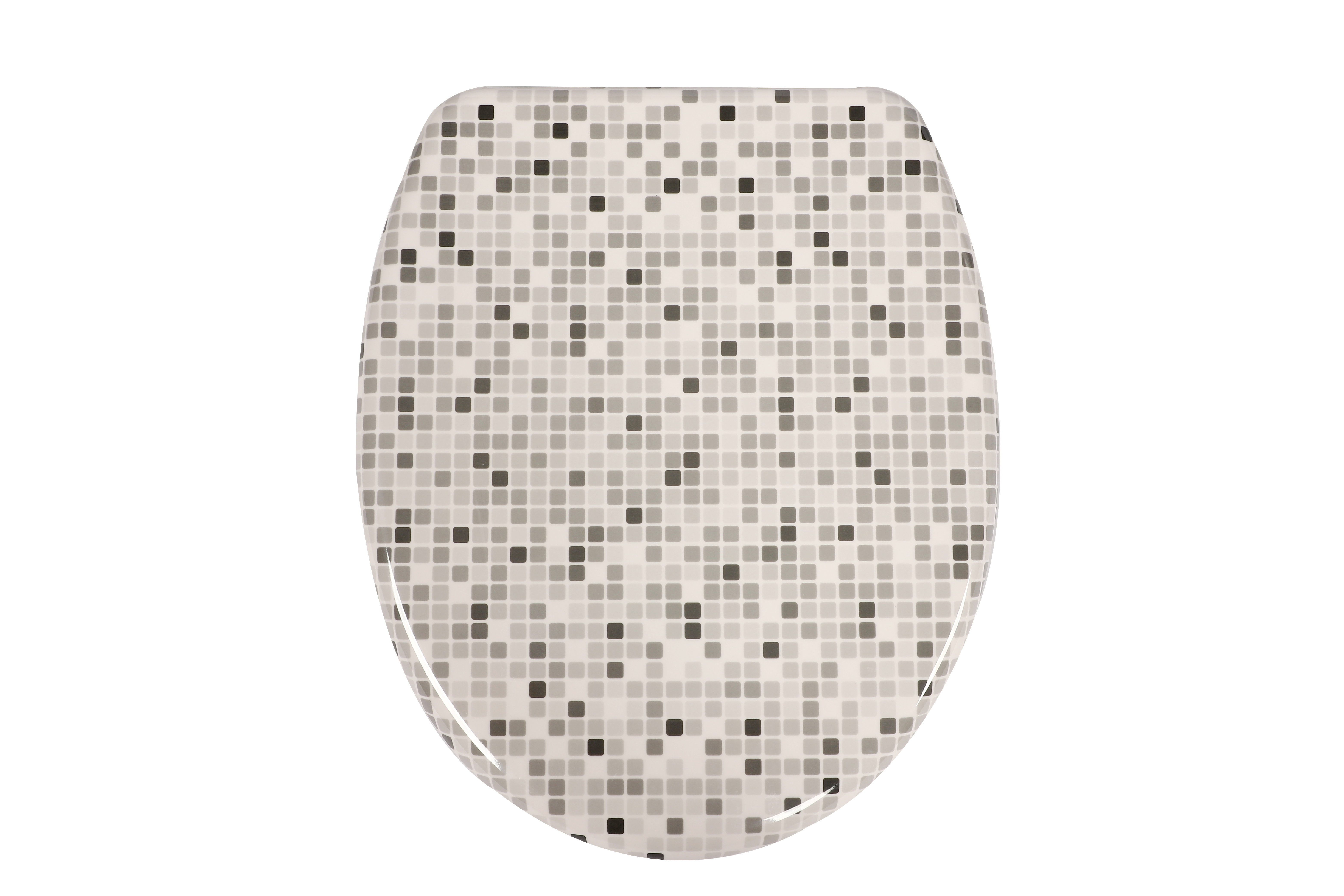 Ein Kleinkind sitzt lachend auf einem Kinder-WC-Sitz, der auf einer Erwachsenentoilette montiert ist.