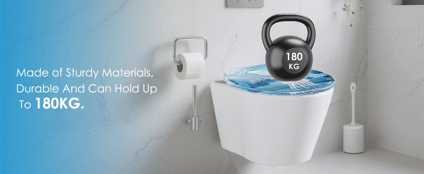 Eine Nahaufnahme der Scharniere eines WC-Sitzes mit Absenkautomatik