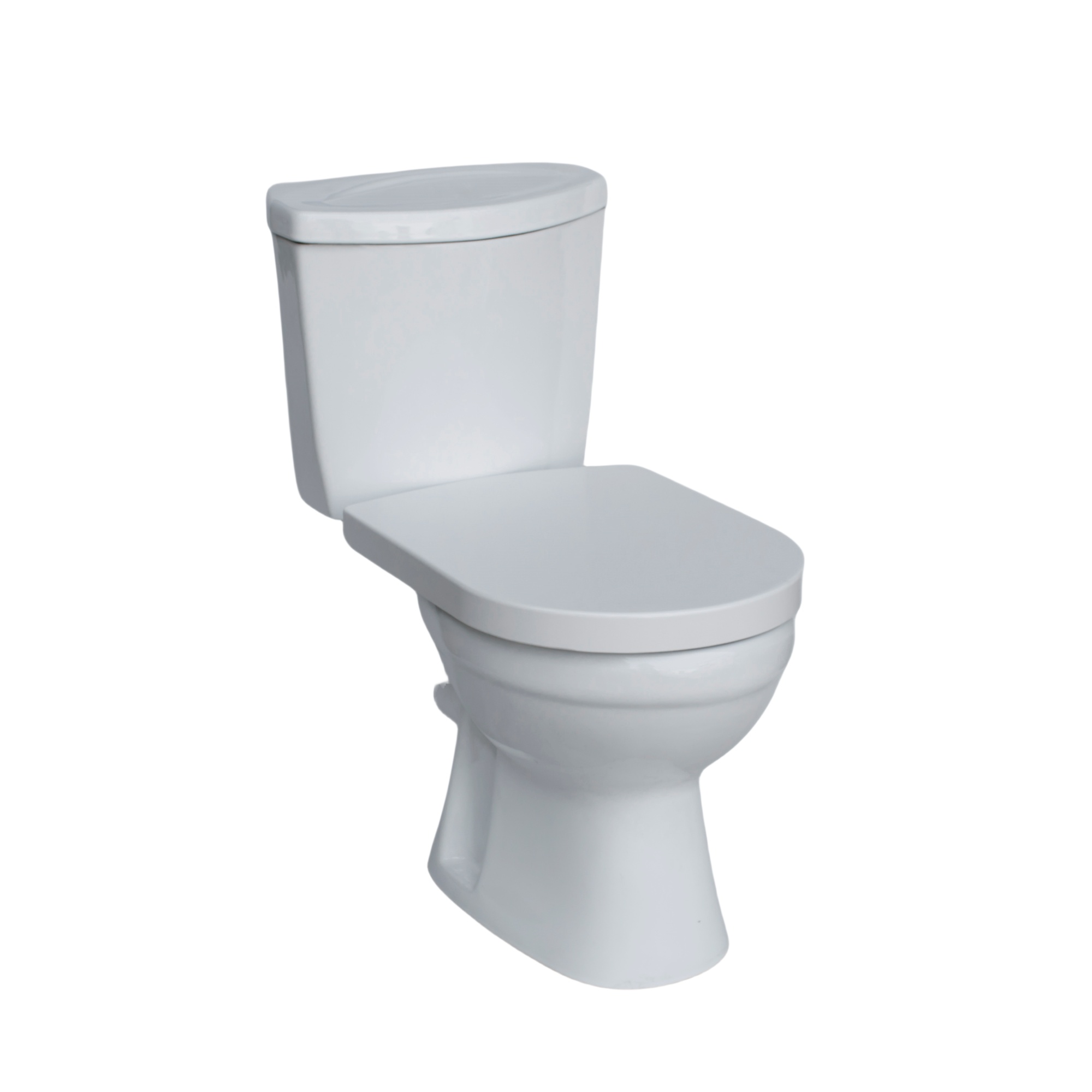 Detailansicht der Befestigung eines WC-Sitzes