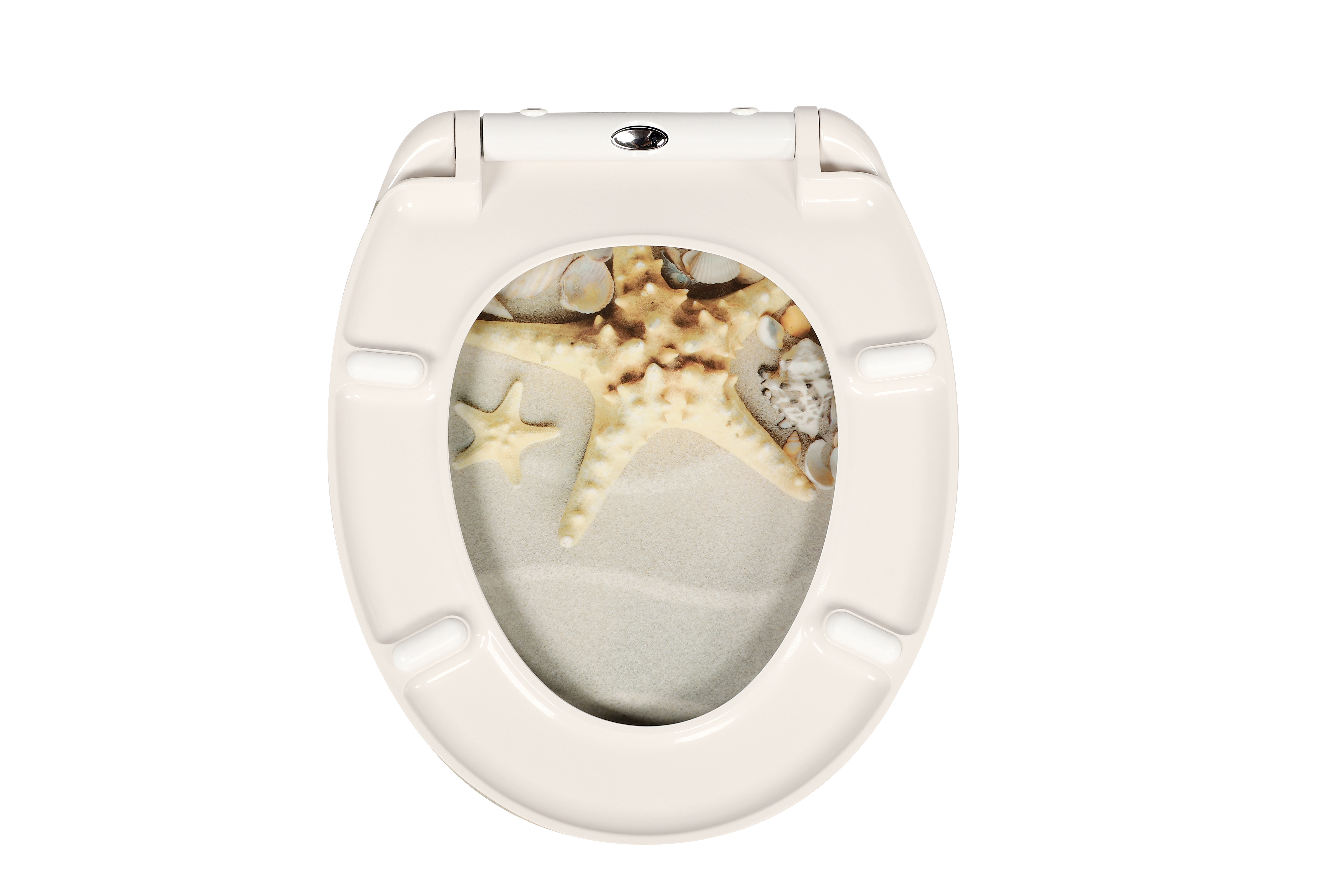 Detailansicht eines Bedienfeldes für einen beheizbaren WC-Sitz