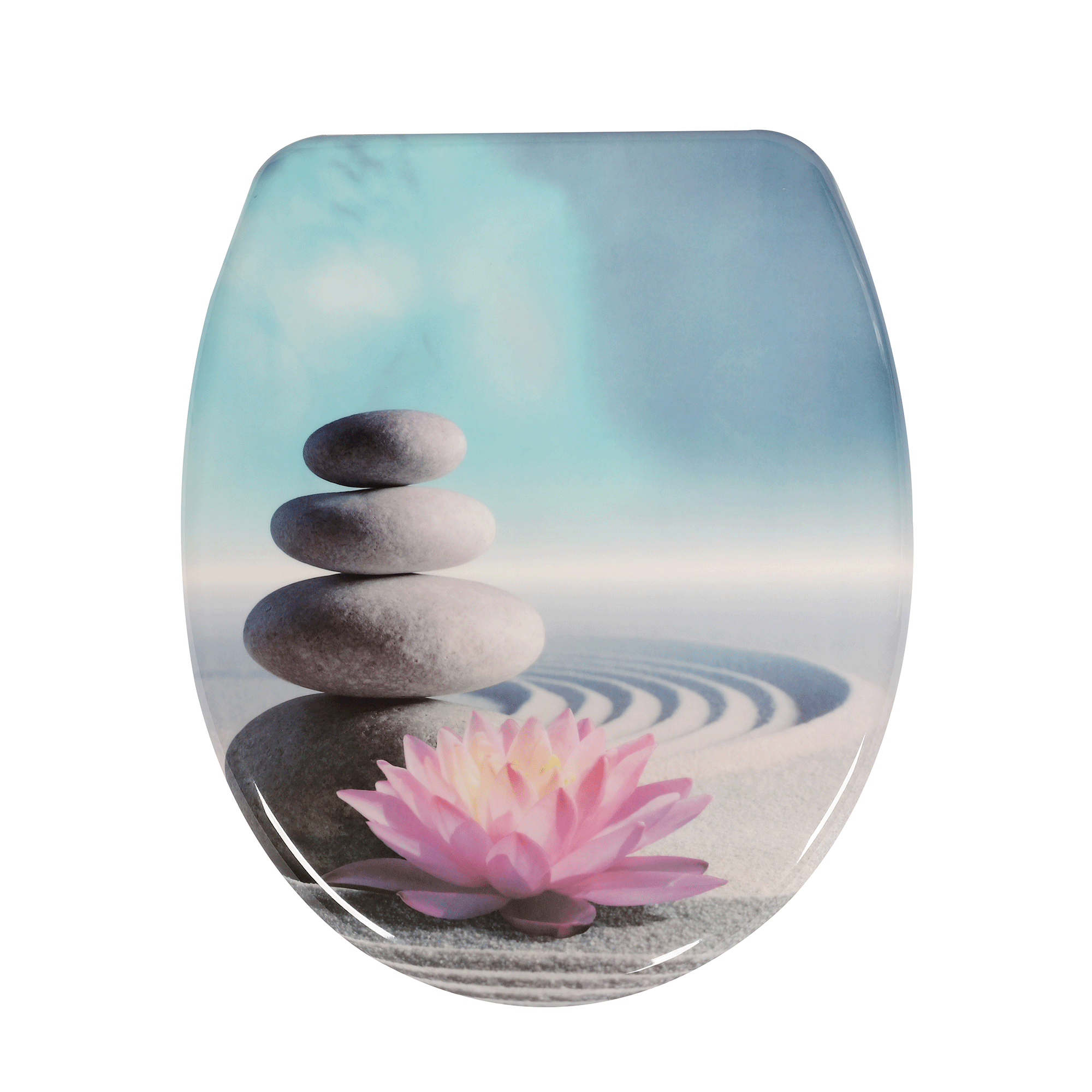 Verschiedene WC-Sitze mit Absenkautomatik und Quick-Release-Funktion