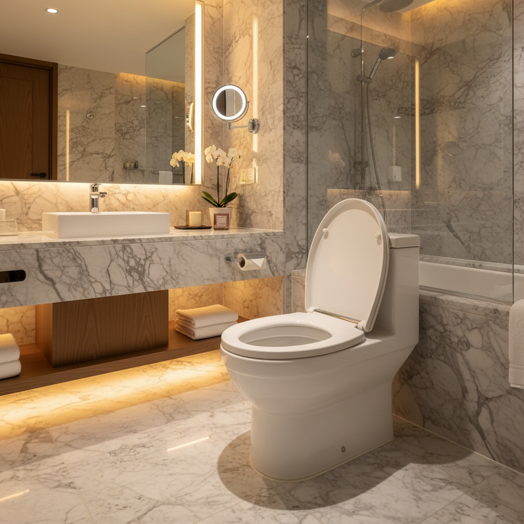 Jell Group Transforms Hotel Renovations with Durable Duroplast (UF) Toilet Seats in Finland