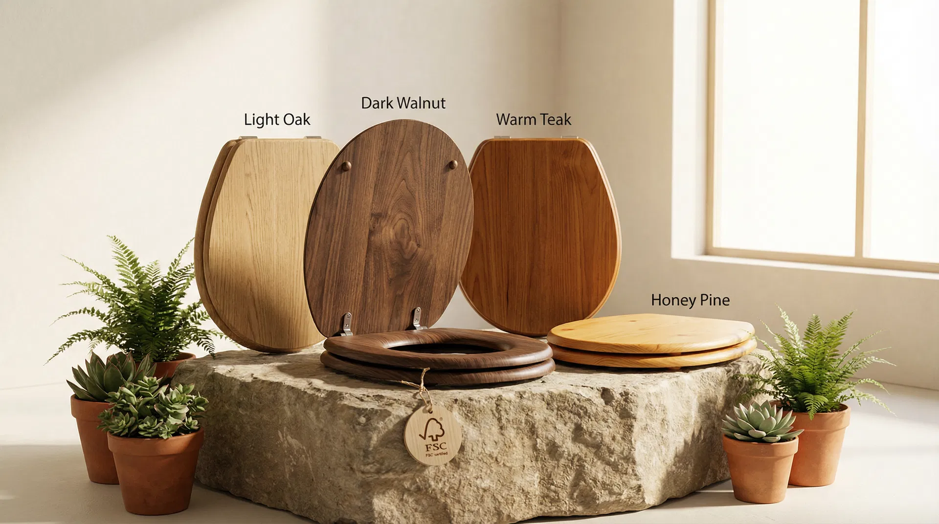 Wooden Toilet Seat
