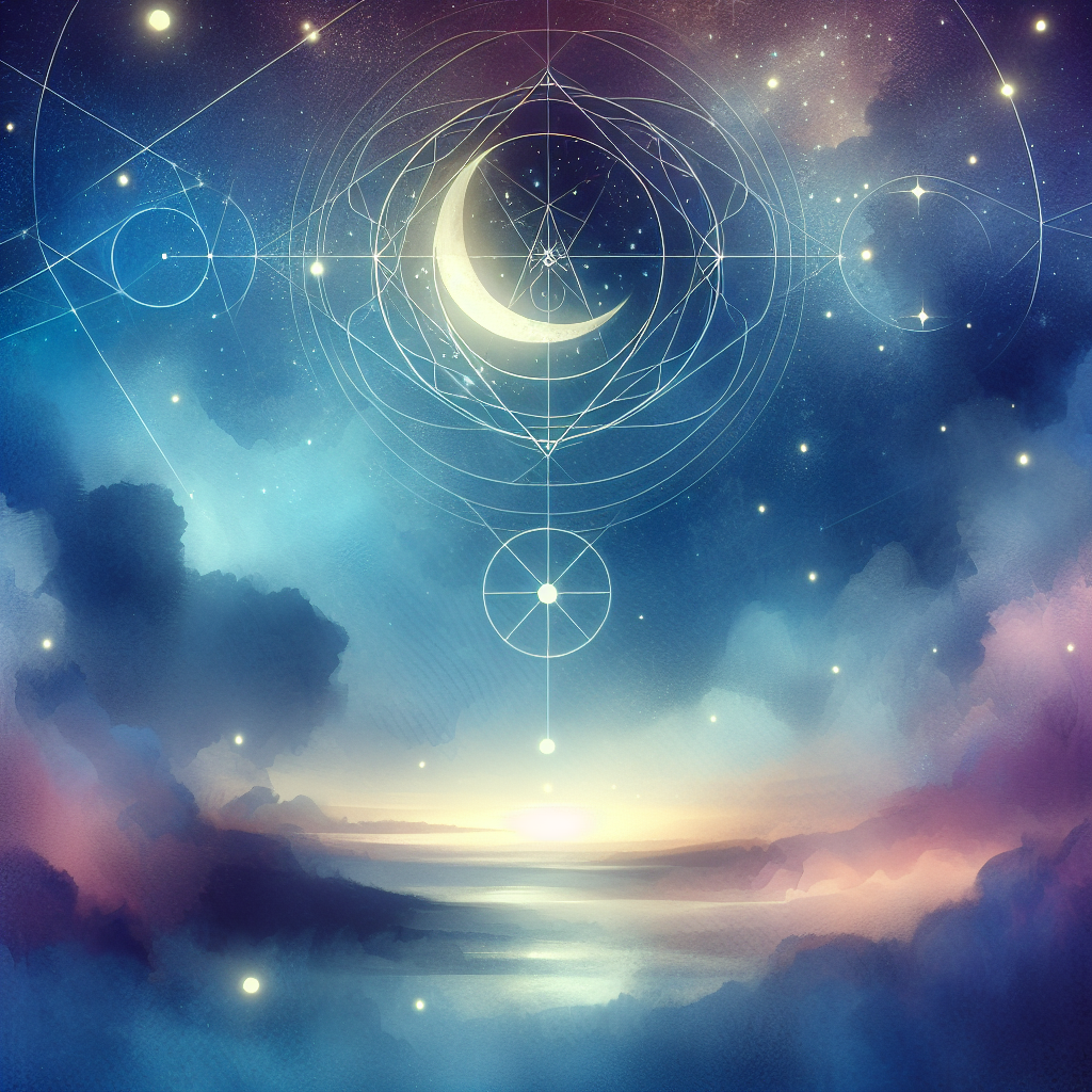 Imagem para: Que a serenidade da noite envolva seu coração. Durma em paz,