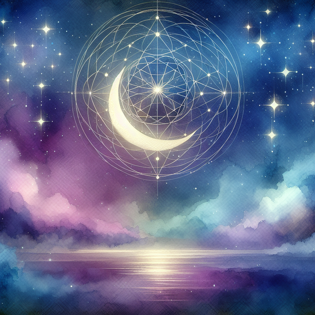 Imagem para: Que a serenidade da noite envolva seu coração. Durma em paz,