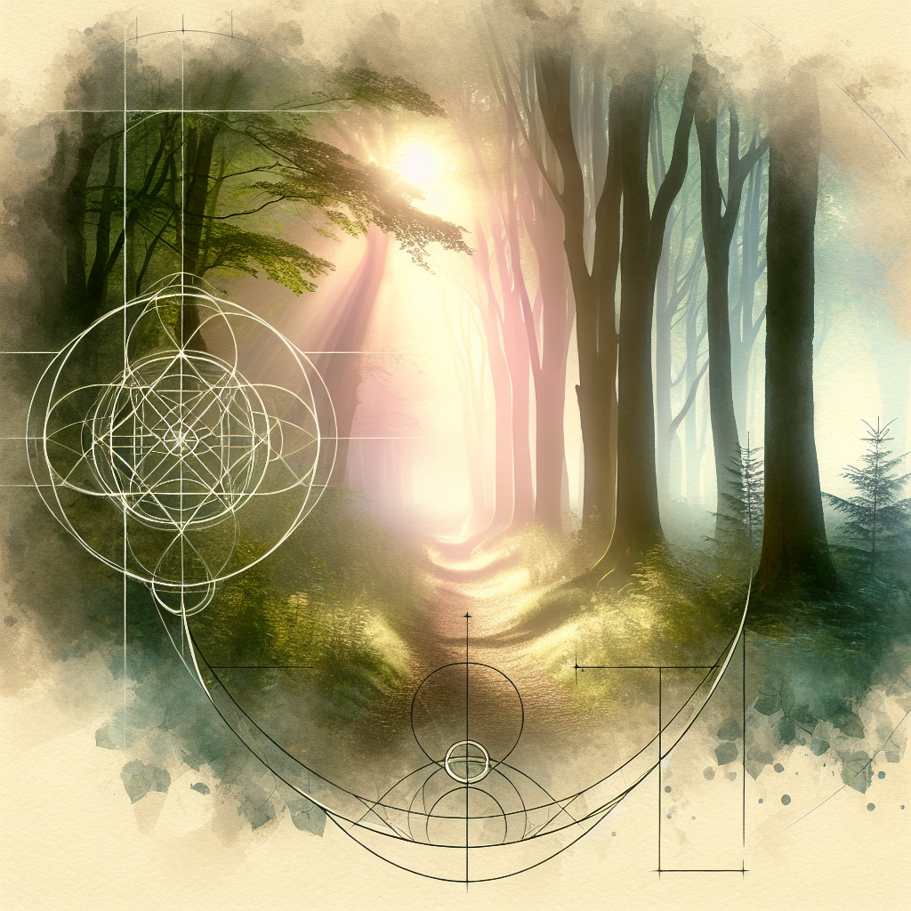 Imagem para: A vida é um contínuo desenhar de ângulos; cada escolha traça