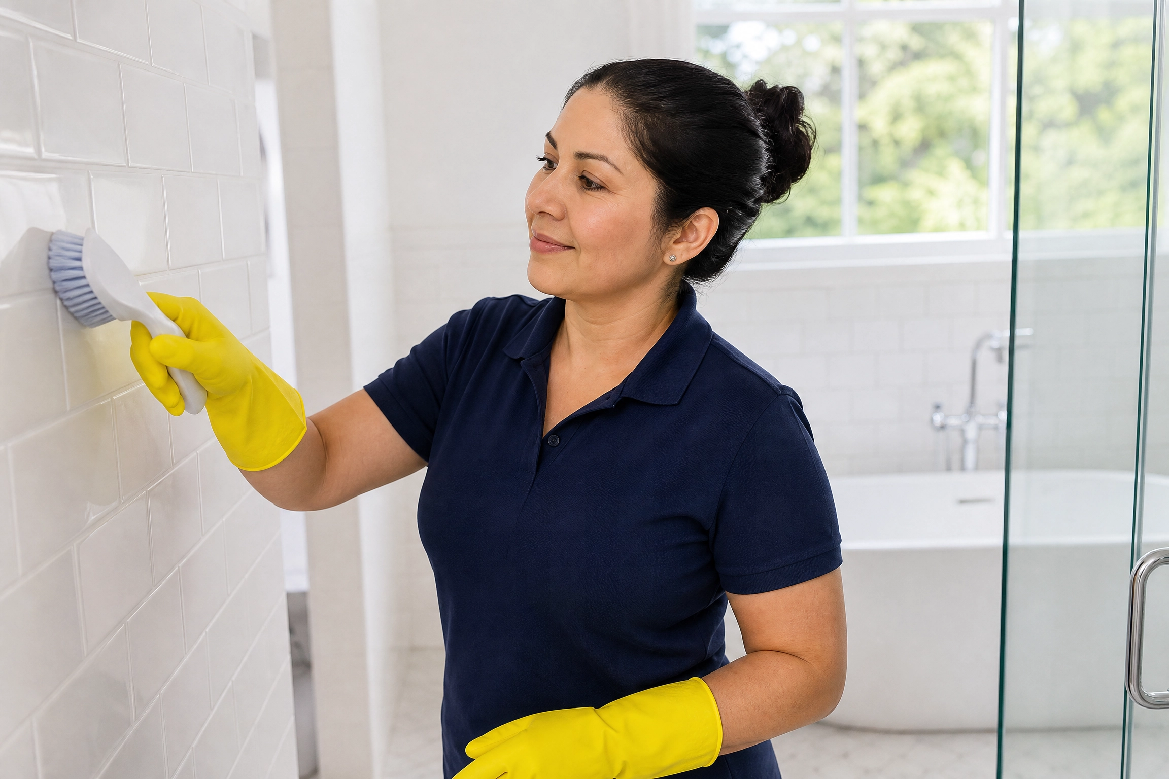 Professional deep cleaning of a San Francisco Victorian kitchen with gleaming surfaces and eco-friendly products