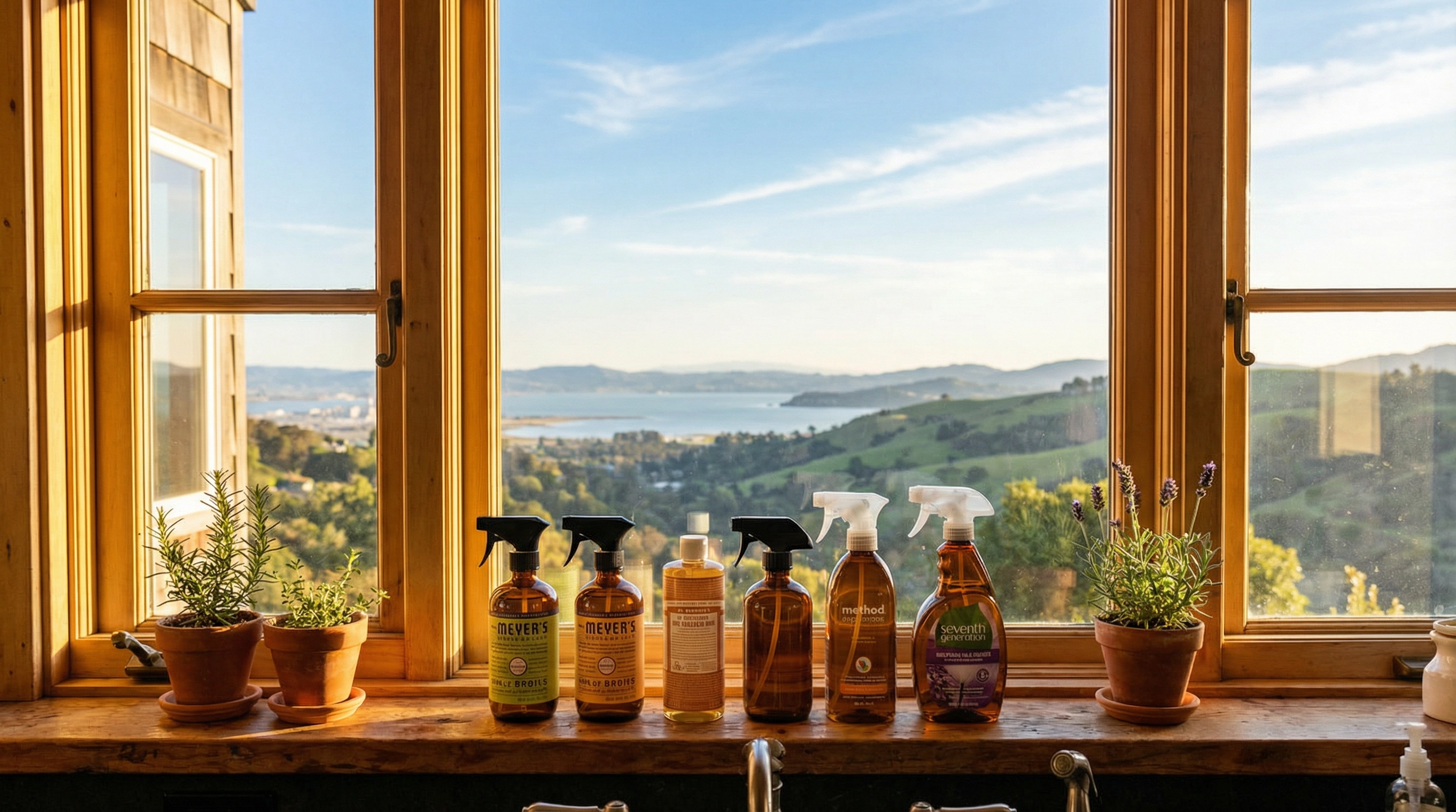 Eco-friendly cleaning products and ColoredClean system for Bay Area homes