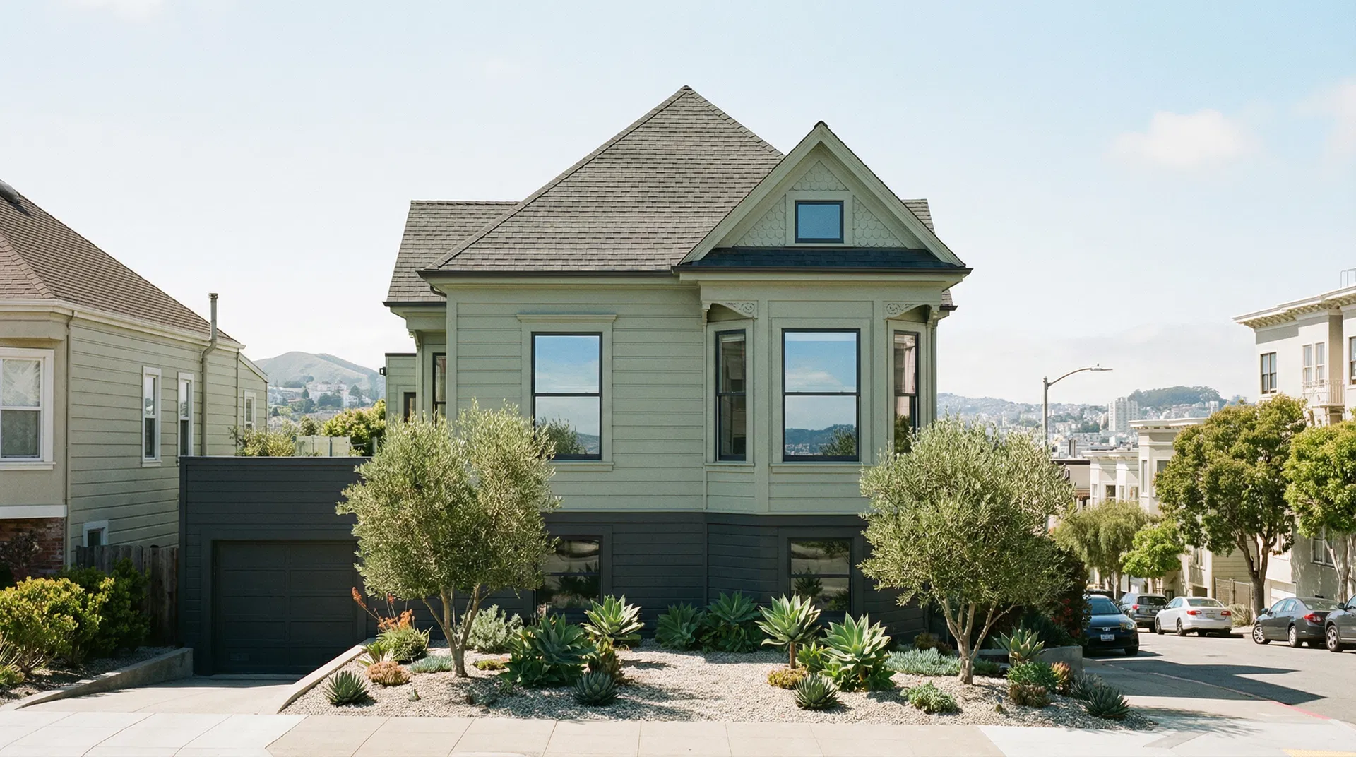 Freshly renovated Victorian home in San Francisco ready for move-in after post-construction cleaning