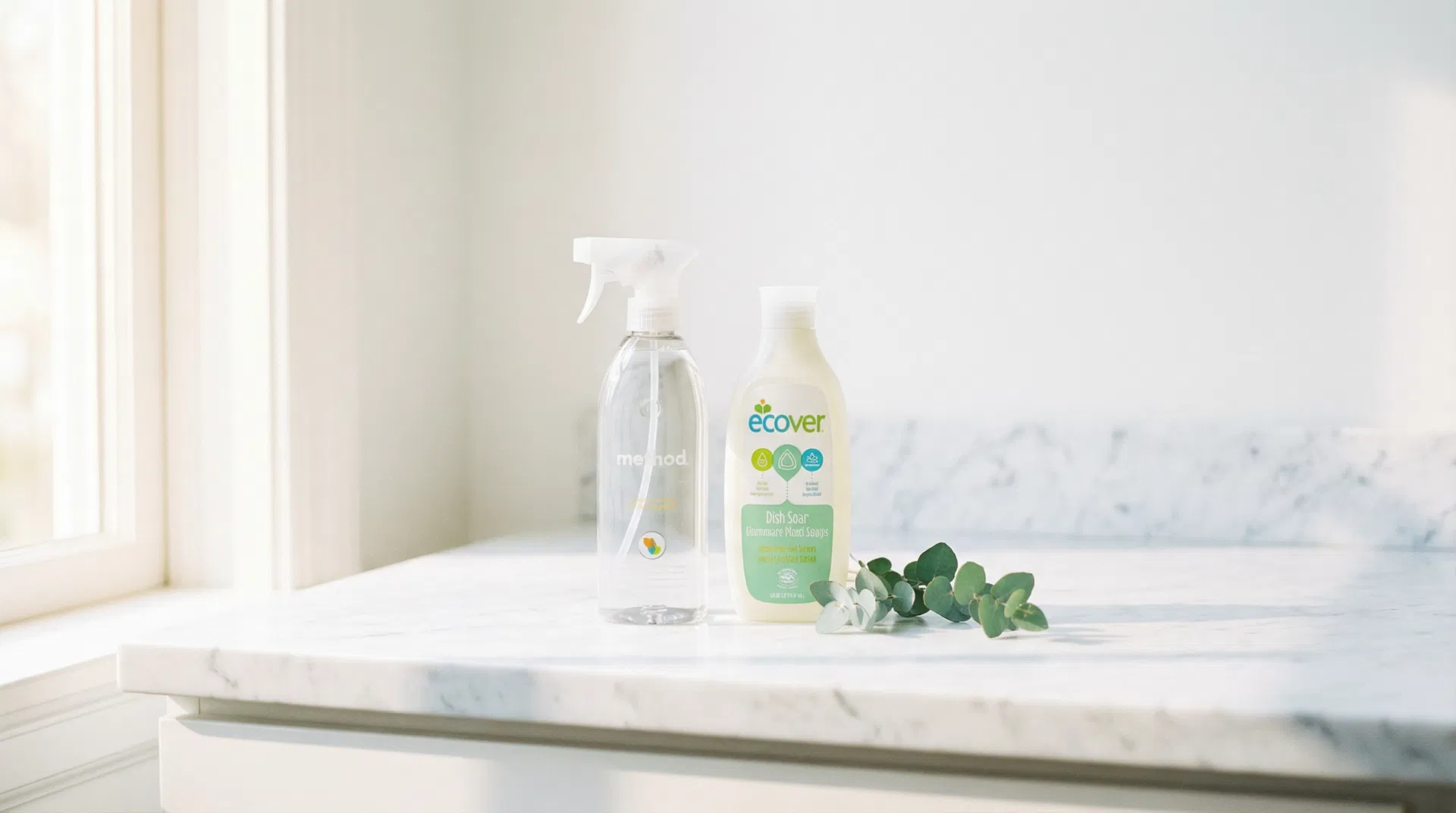 Method and Ecover on marble