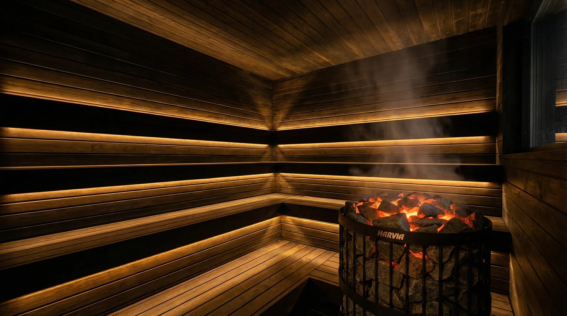 Premium custom sauna interior