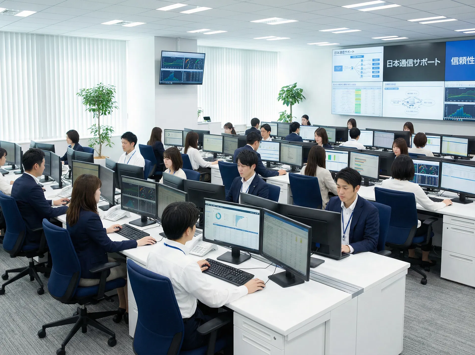 通信事業部の現場