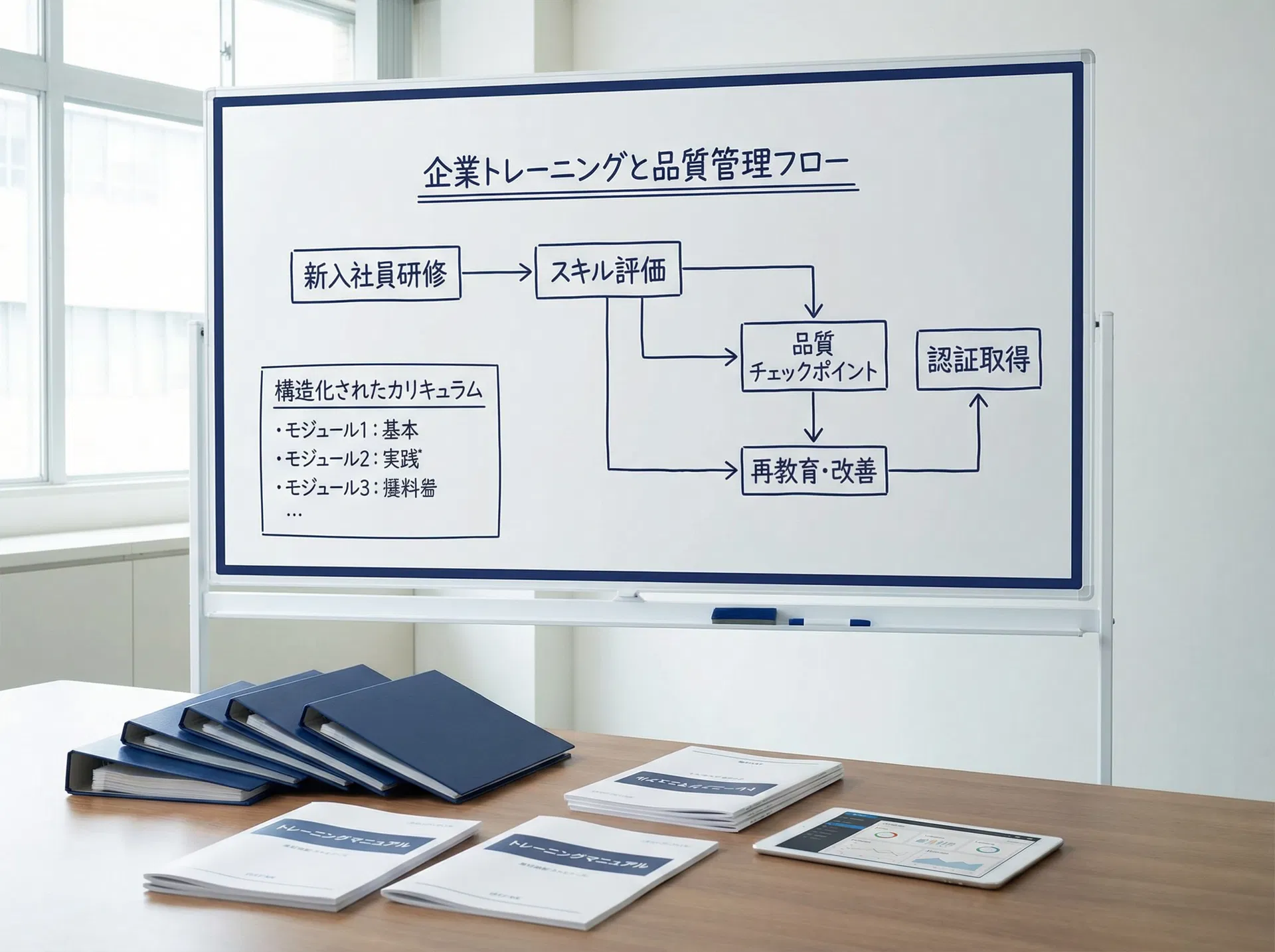 研修・品質管理体制