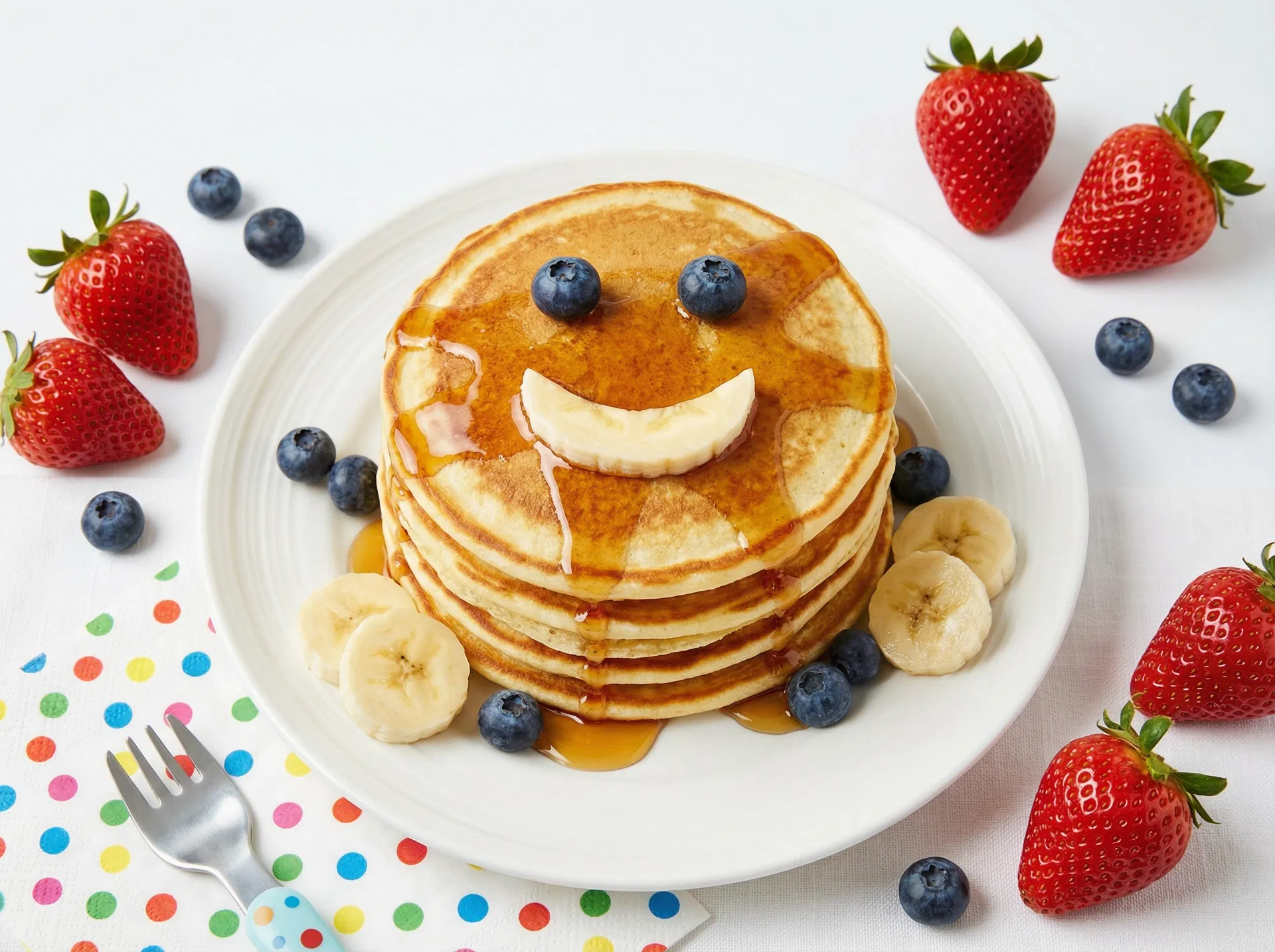 Smiley Pancakes