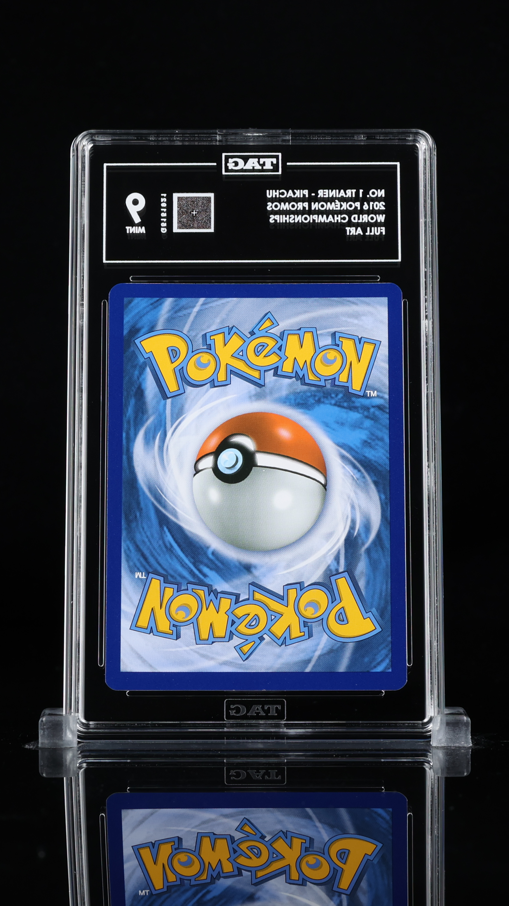 2016 POKÉMON PROMOS WORLD CHAMPIONSHIPS NO. 1 TRAINER - PIKACHU - Back