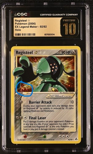 2006 Pokemon English EX Legend Maker- 92/92 Registeel - Front