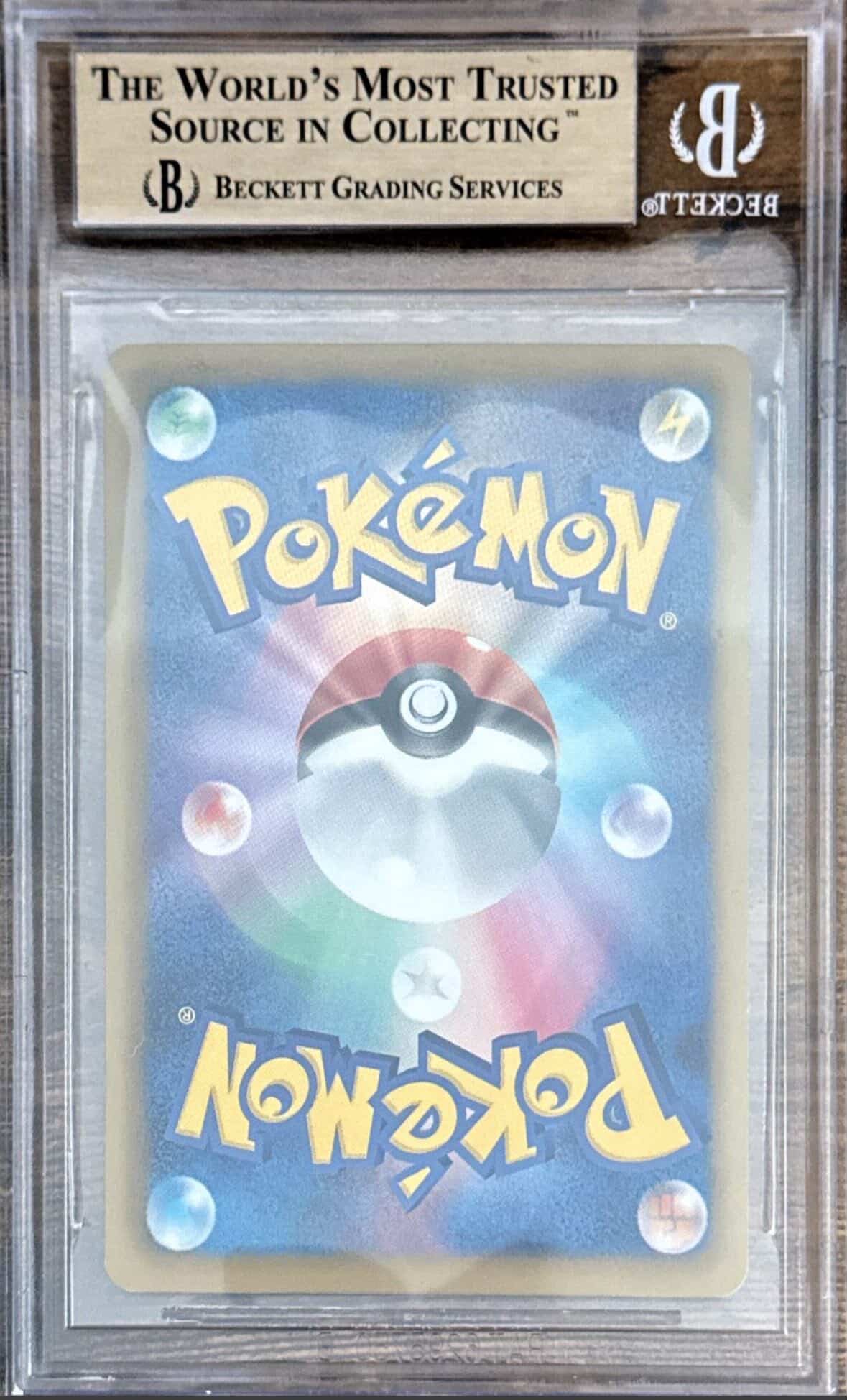 BGS10 15th Anniversary Pikachu  - Back