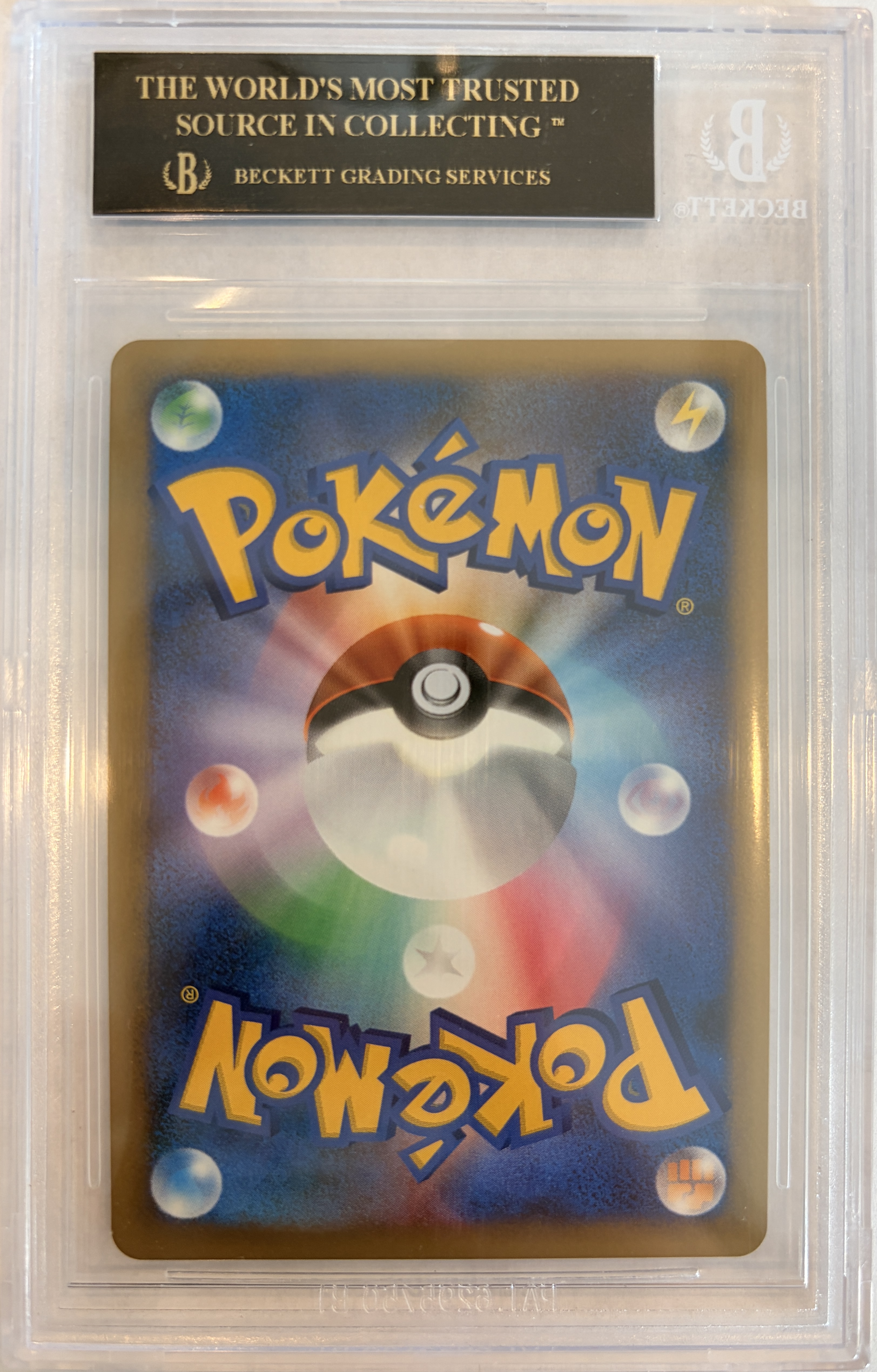 2009-10 Pokemon Legend Promos Victory Medal/(Gym Challenge first place prize) - Back