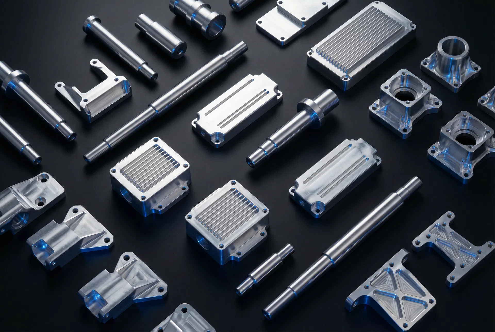 Pezzi in alluminio lavorati da GMF Brignoli