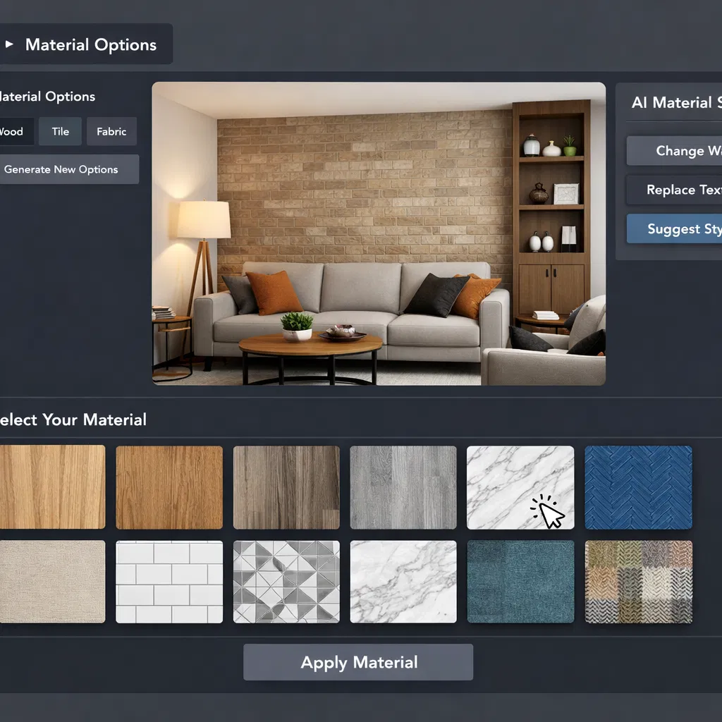 全景视图智能换材