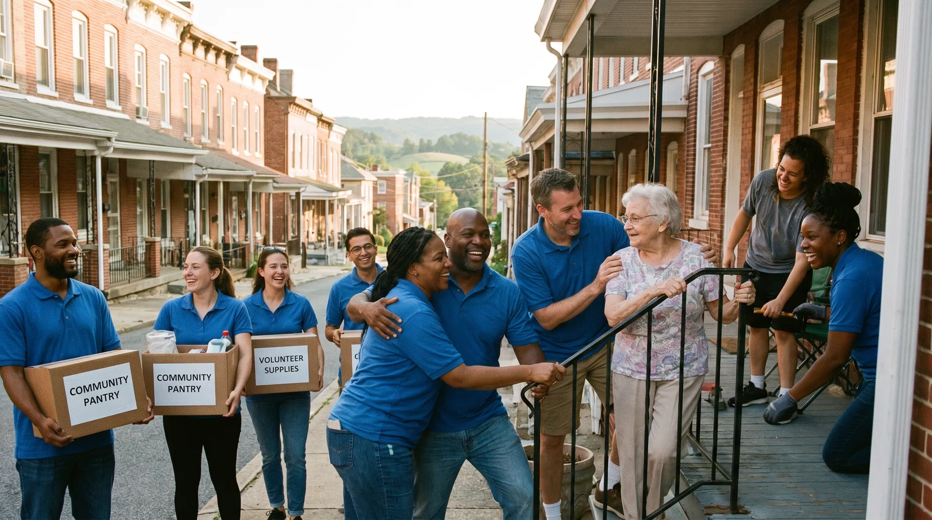 Lancaster Historic Lions Club volunteers serving the community