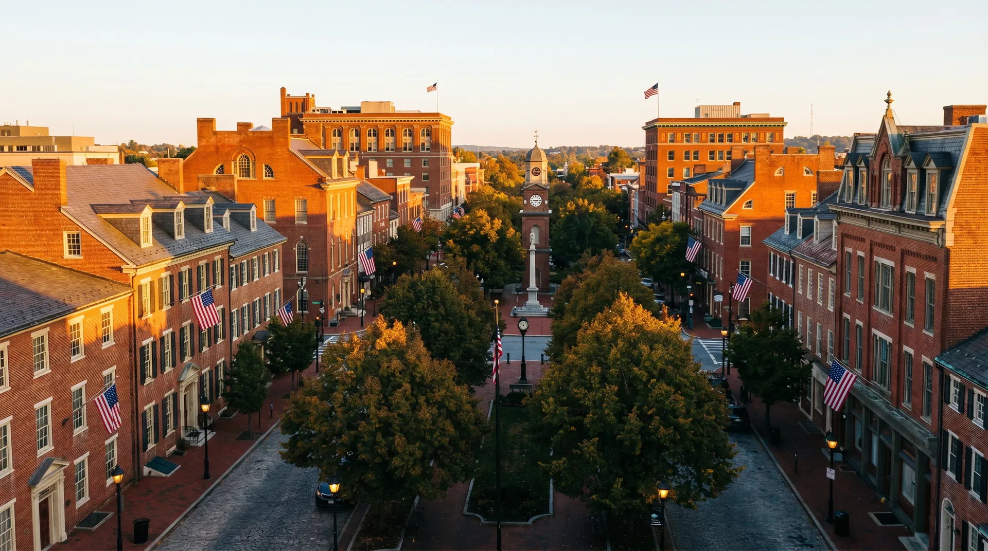 Historic downtown Lancaster Pennsylvania