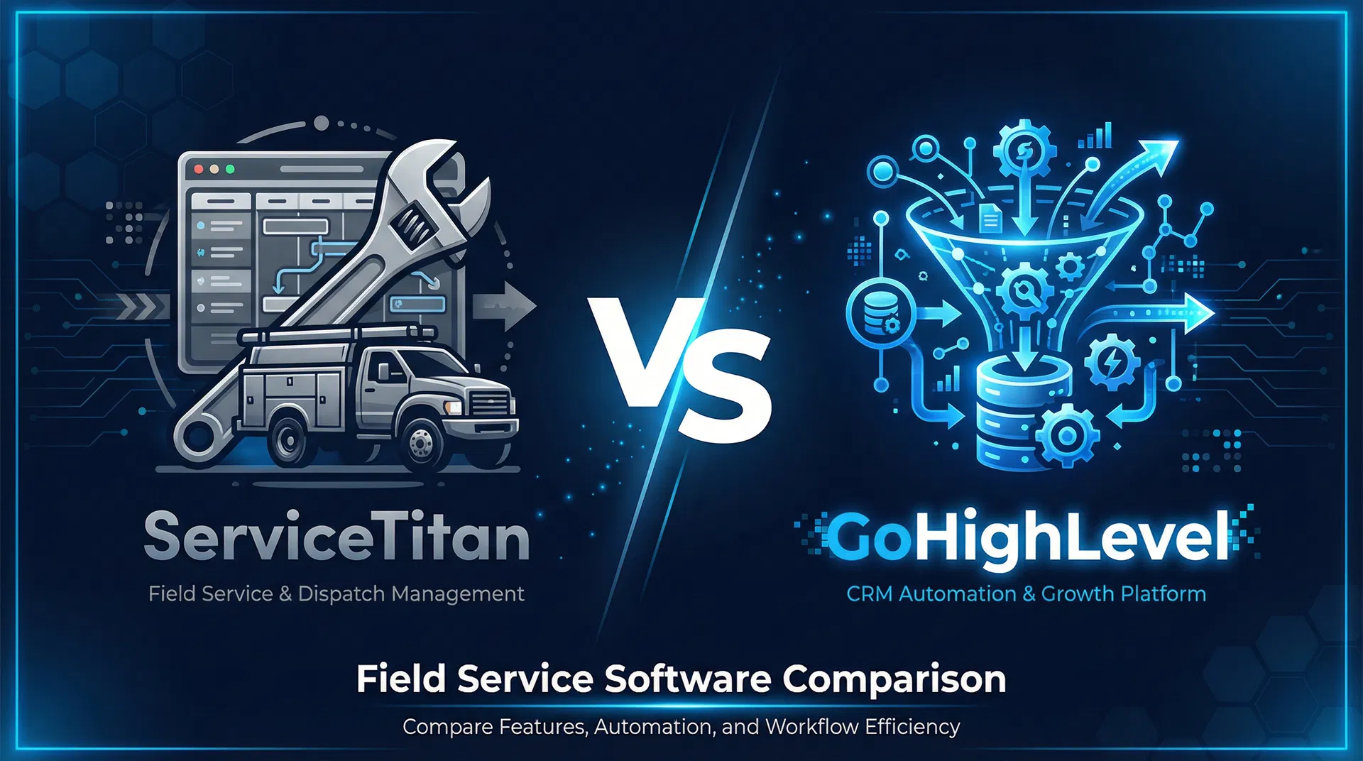 GoHighLevel vs ServiceTitan comparison