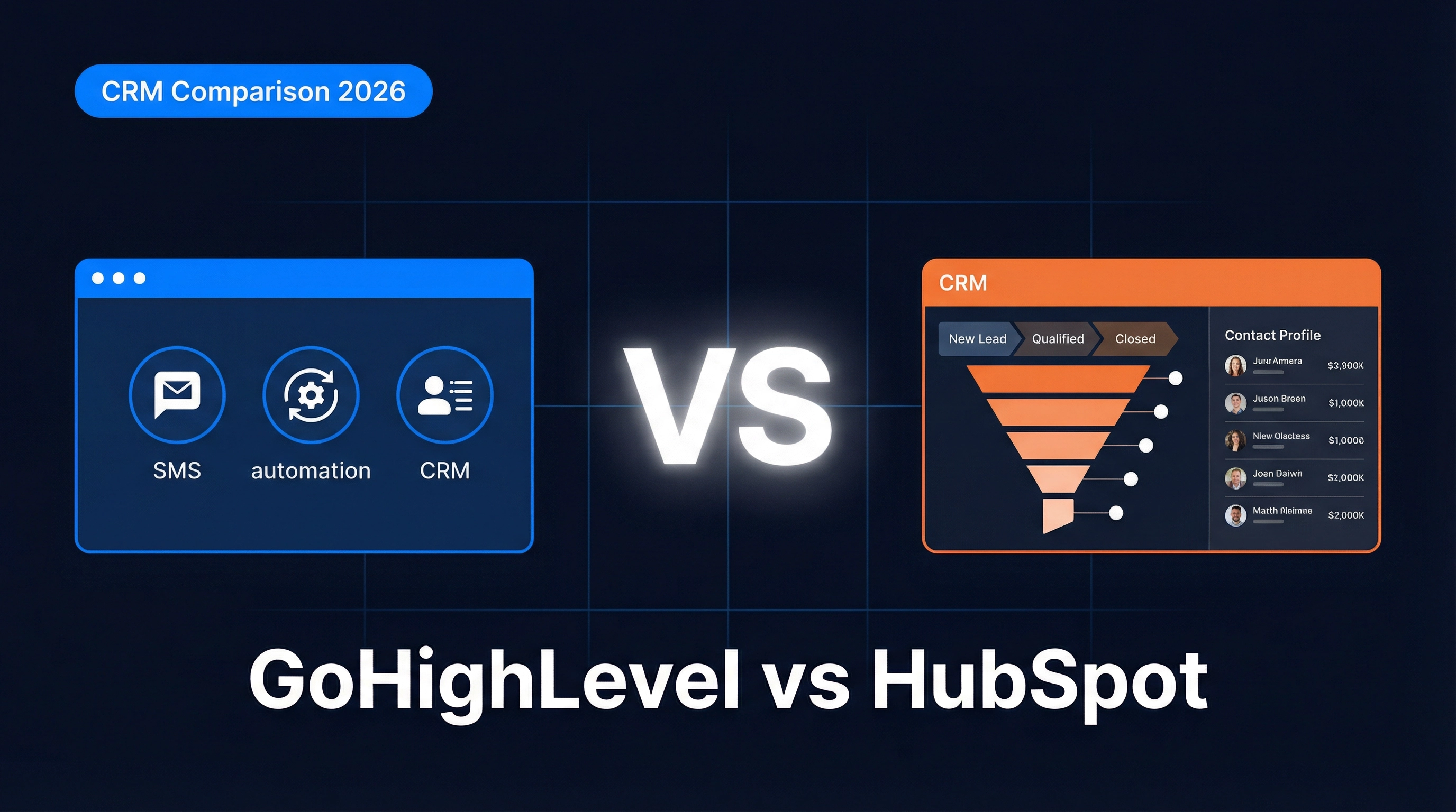 GoHighLevel vs HubSpot (2026) — Which CRM Actually Wins?