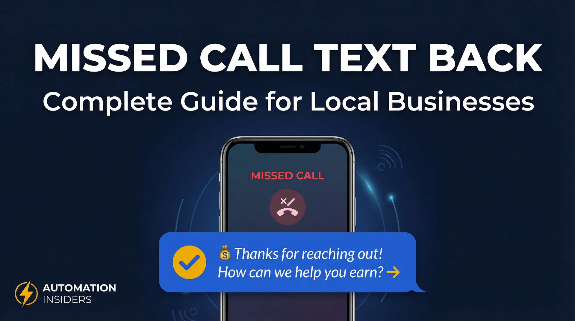 Missed Call Text Back: Your Business Can't Afford to Miss This (2026) — featured image