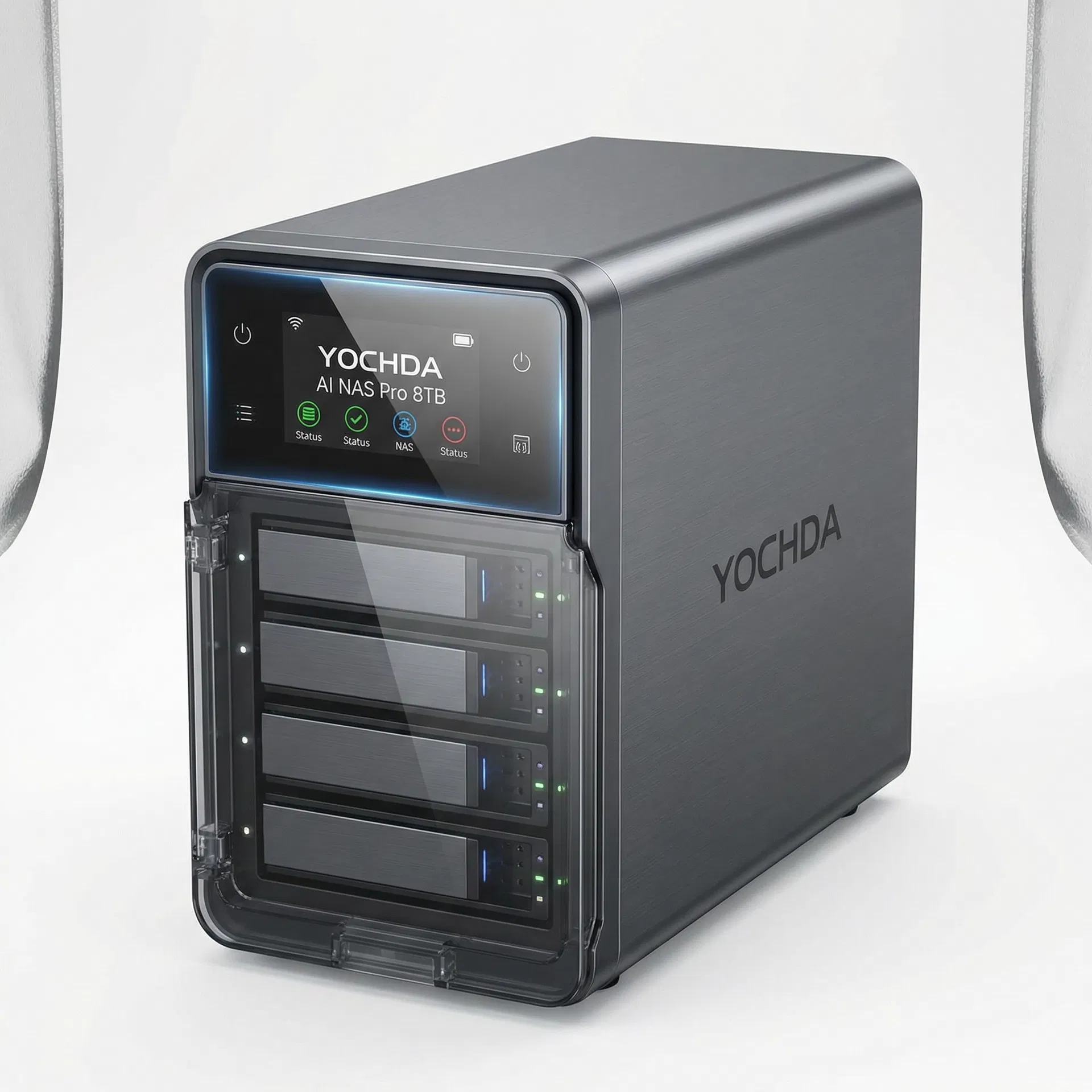 YOCHDA AI NAS Pro 8TB - YoChda AI Energy Storage Solution - ai-nas - 1899.00