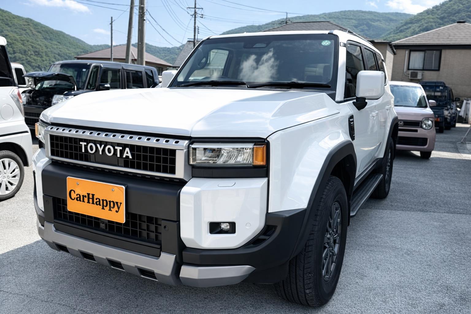 2024 Toyota Land Cruiser Prado VX TRJ250W Japanese used car for export from Japan