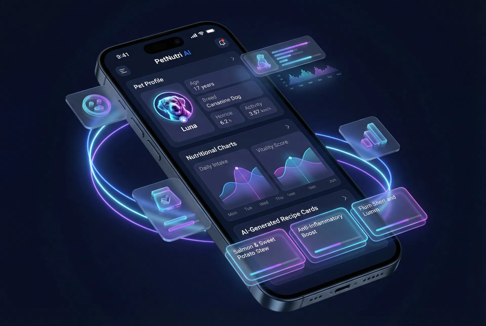 Pet Fresh Food AI Customization App