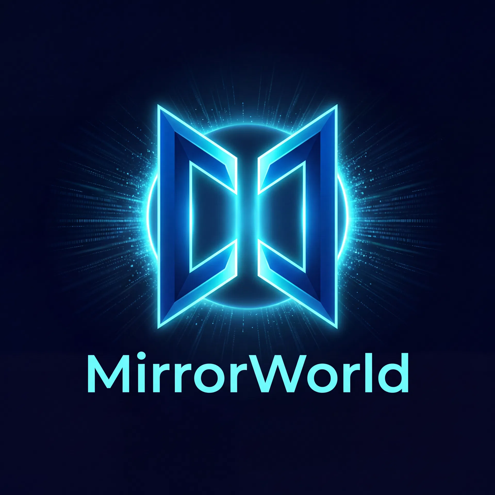MirrorWorld Logo Glow