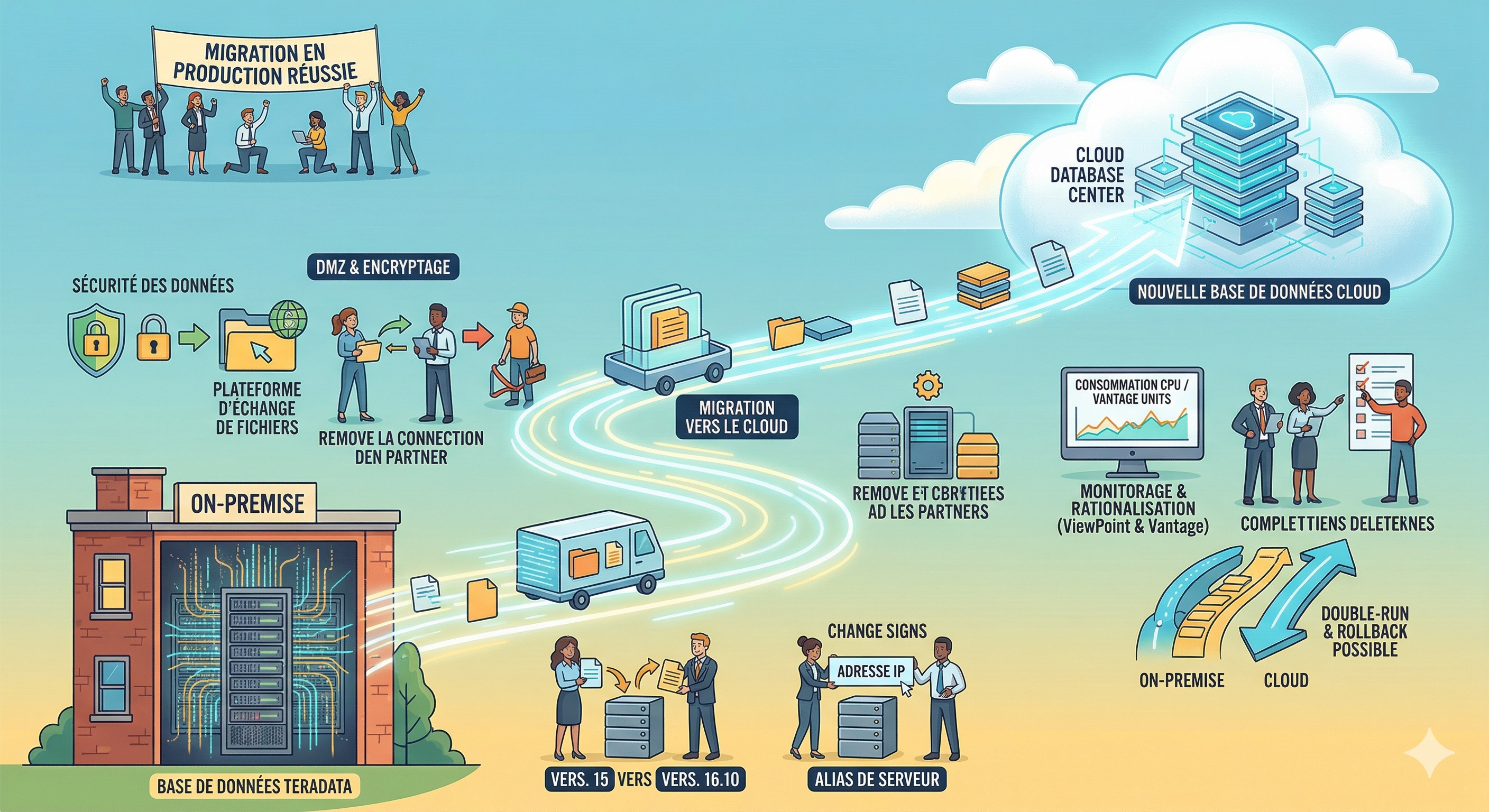 Migration dans le Cloud d’une base de données Teradata
