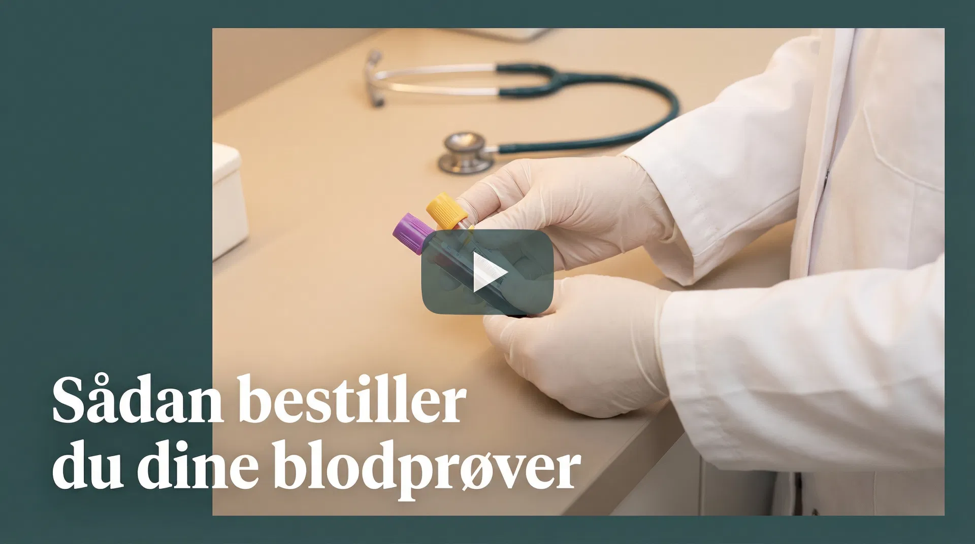 Bestil dine blodprøver