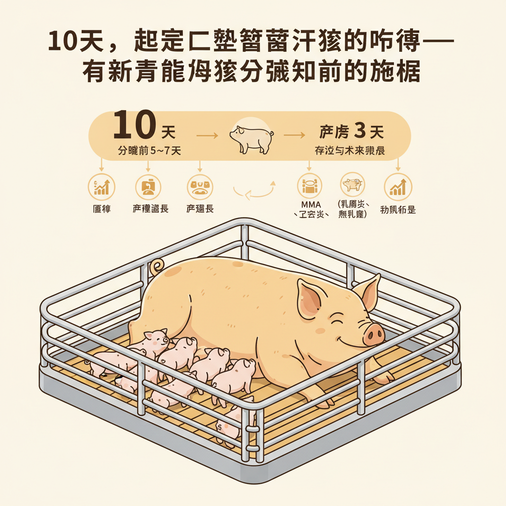 10 天,決定了一整窩仔豬的命運──重新看懂母豬分娩前後的照顧