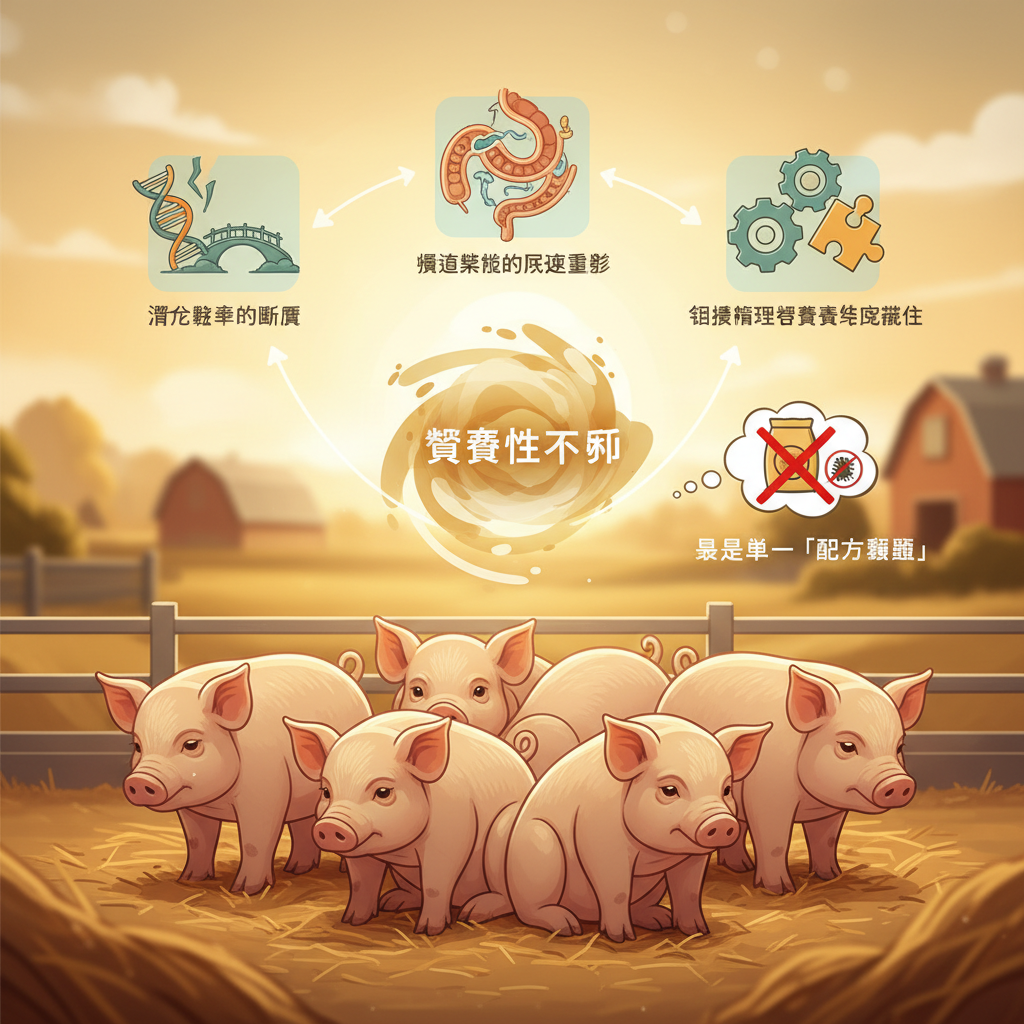 為什麼一離乳就拉肚子?談離乳仔豬營養性下痢背後真正的原因