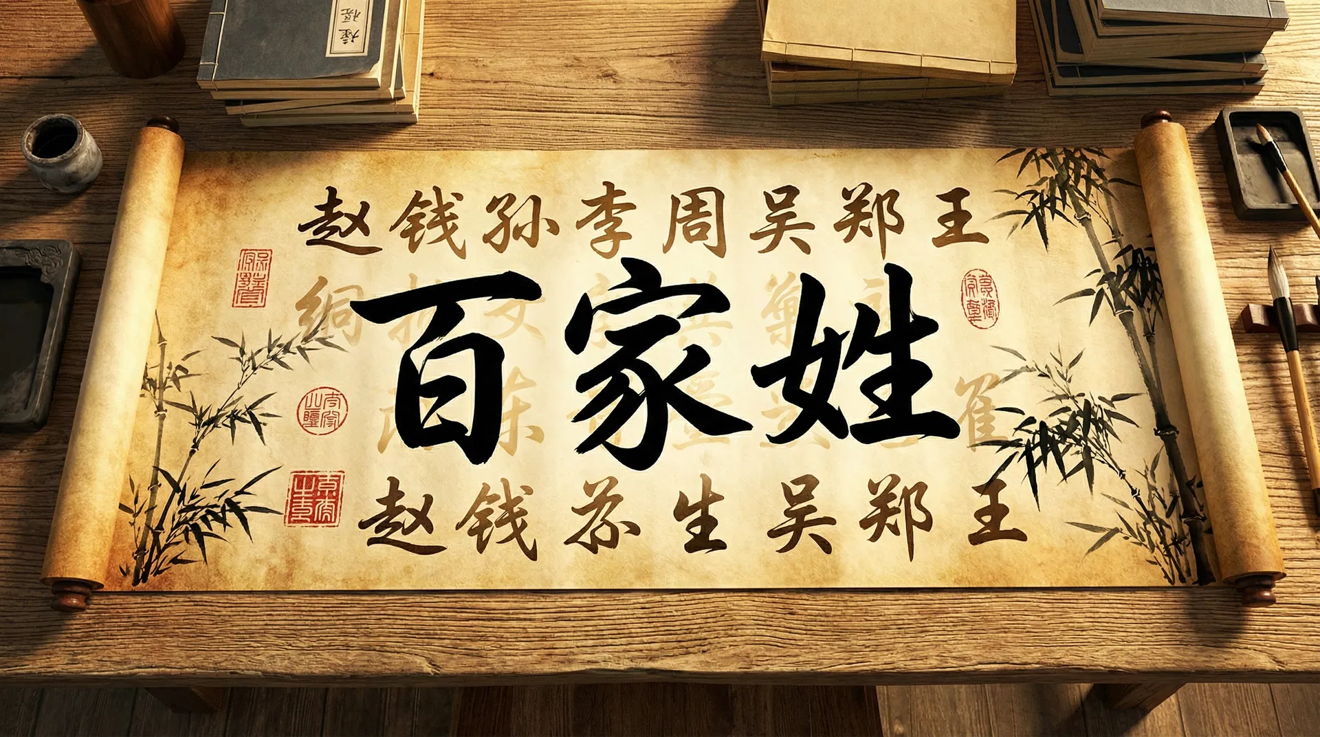 百家姓 — Hundred Family Surnames