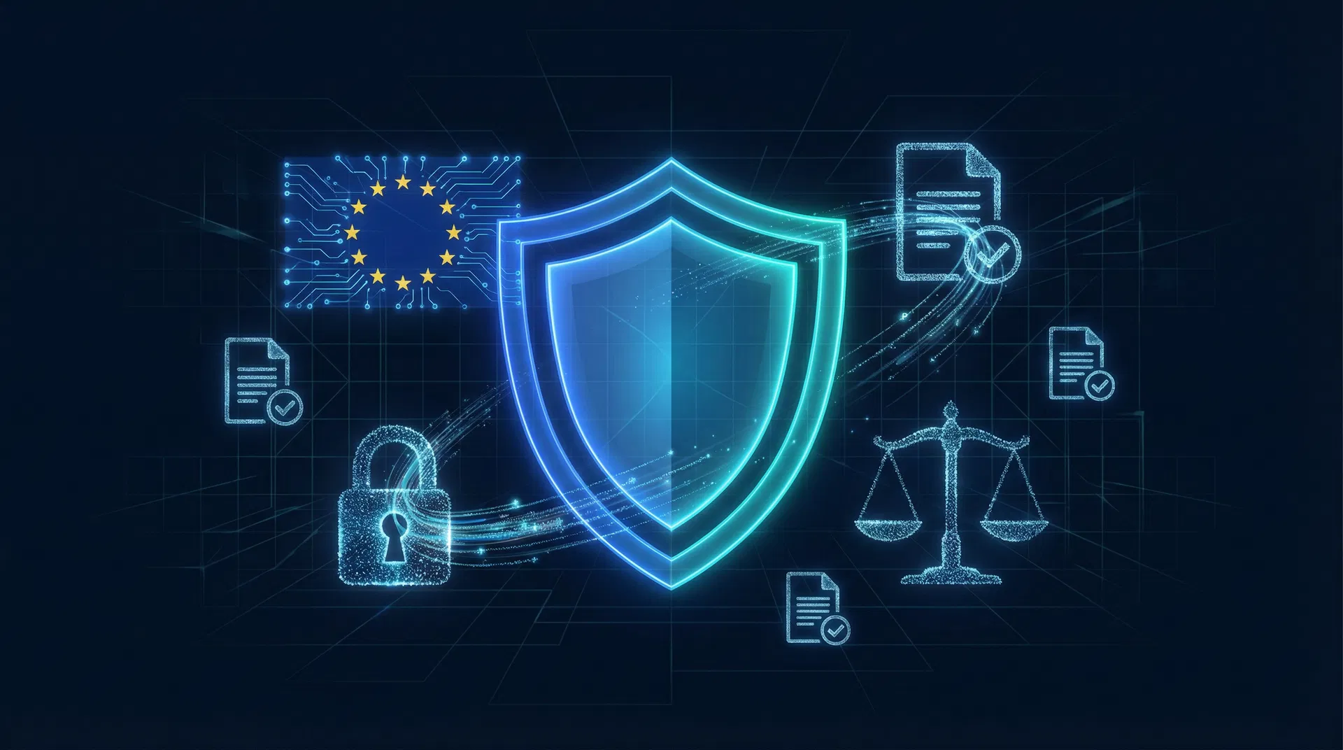 EU AI Act und DSGVO Compliance Visualisierung