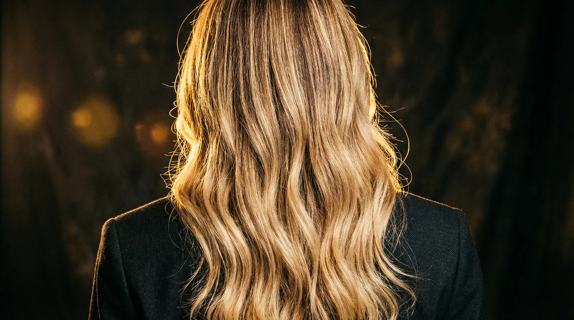 Luxury blonde hair styling