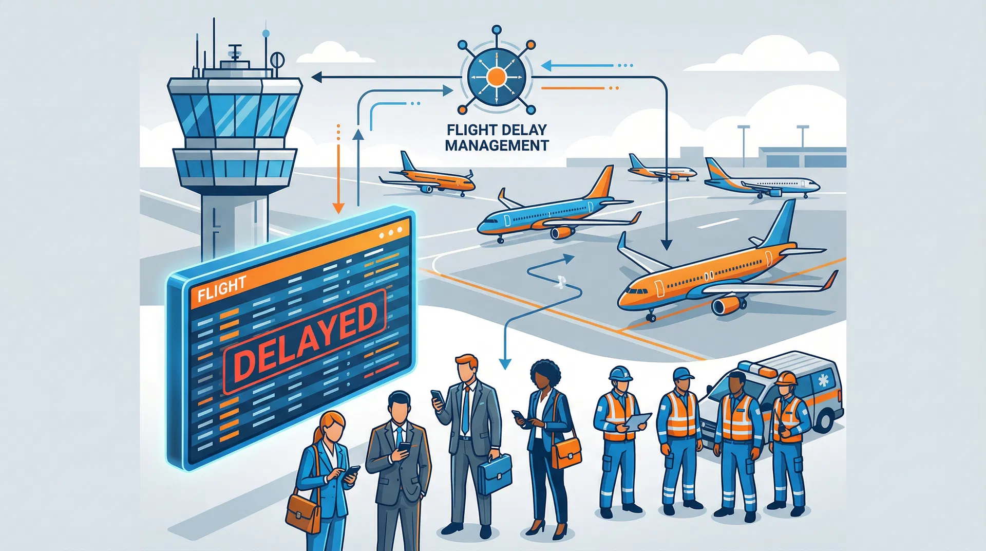 航班延误应急处理指南：企业差旅风险管理与应对方案