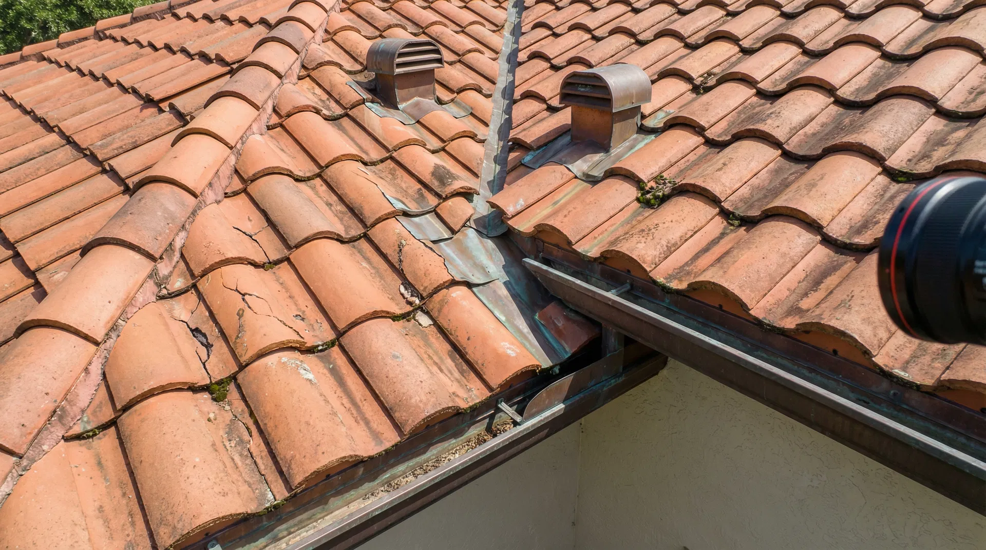 Florida barrel tile roof inspection