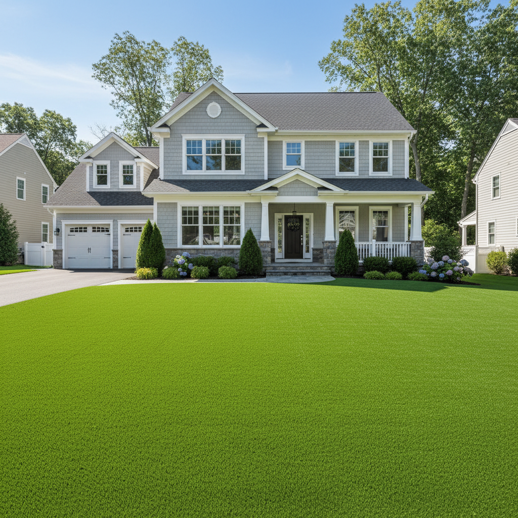 Drought-Proof Your Greenwich Home: Artificial Grass for Water Conservation in CT, NYC, NJ - artificial grass installation by Pags The Turf Guy