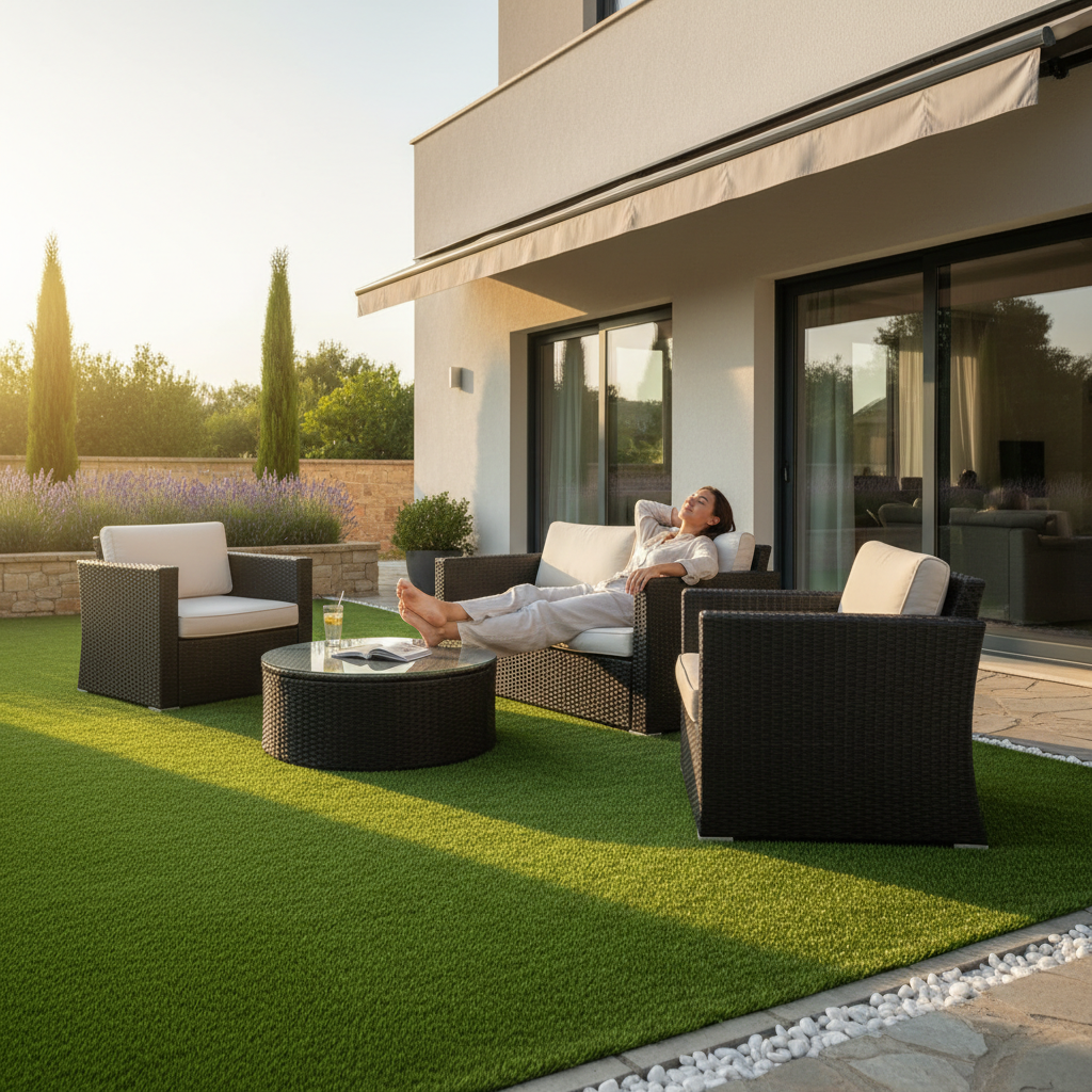 Artificial grass benefits for homeowners - low-maintenance living and