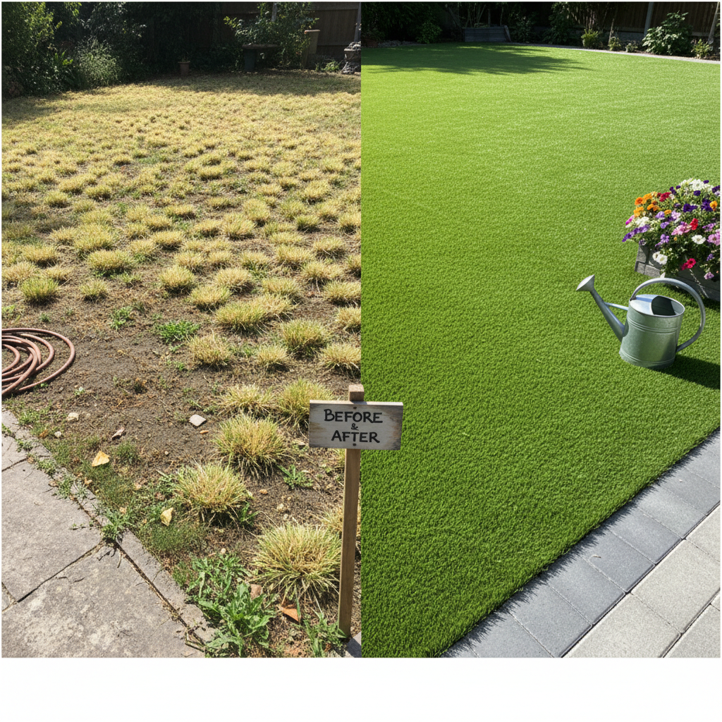 Artificial grass benefits for homeowners - low maintenance