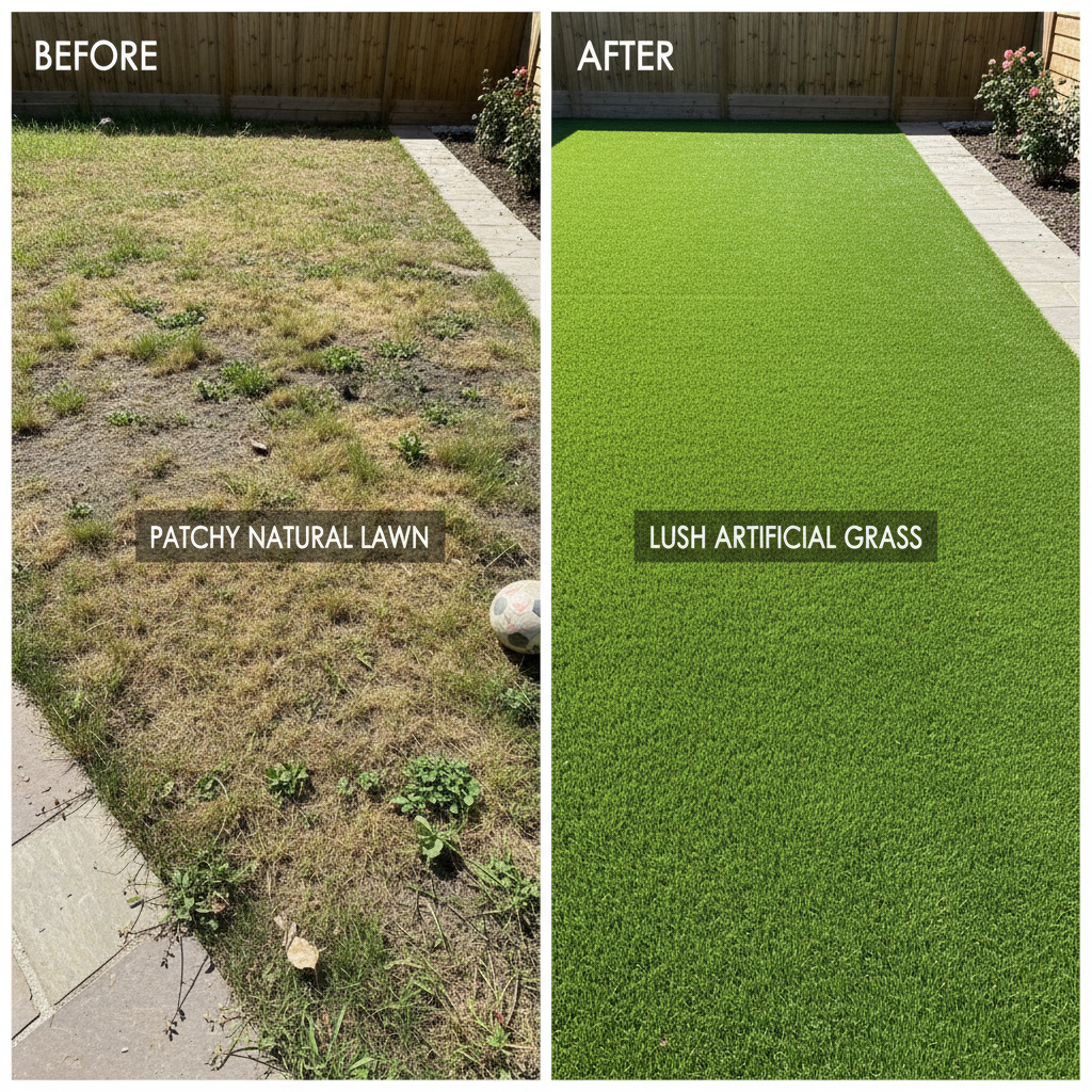 Artificial grass benefits for homeowners - low maintenance