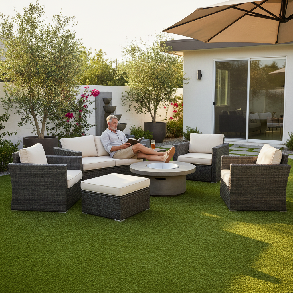 Artificial grass benefits for homeowners - commercial property landscaping