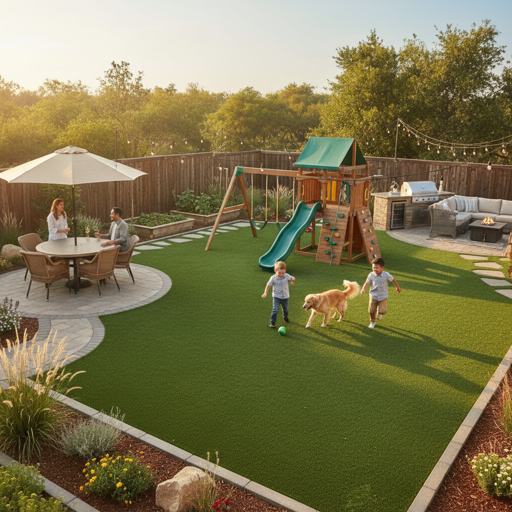 Artificial grass benefits for homeowners - family & lifestyle